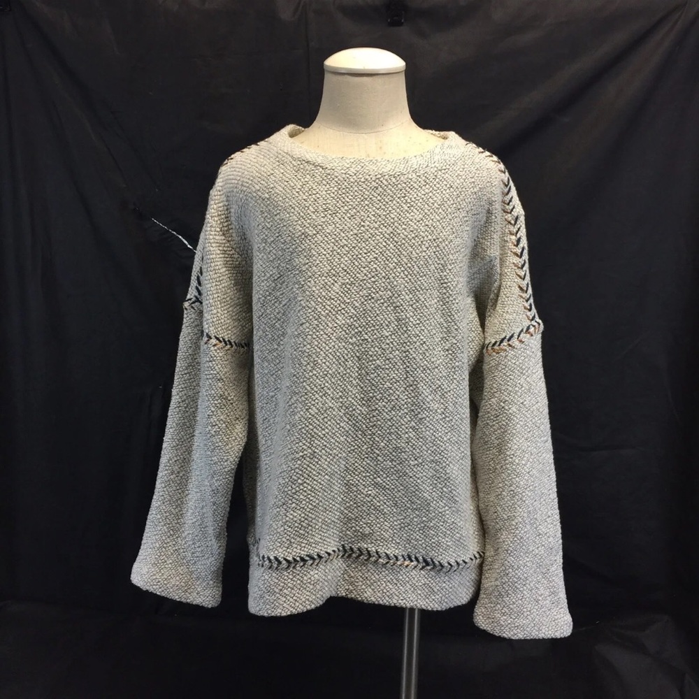 Lucky Brand Embroidered Pullover Sweater